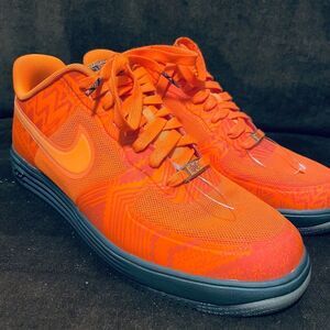 Nike Lunar Force 1 Fuse Bhm Orange/Brown 585714-800 Mens 11 US 45 EUR 10 UK Mint